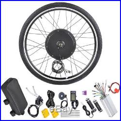 26 1000W Front Wheel Electric Bicycle Conversion Kit E-Bike PAS LCD Motor 48V