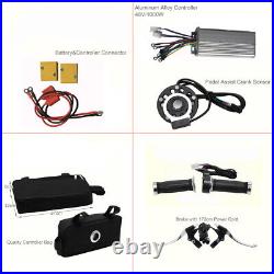 26 1000W Rear Wheel Electric Bicycle Motor Conversion Kit Hub Motor With LCD
