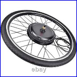 26 1000/1500W Electric Bicycle Conversion Kit E Bike Front/Rear Wheel Motor Hub