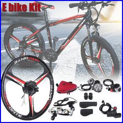 26''36V 300W Rear Wheel Electric Bicycle Hub Motor E-Bike Cycling Conversion Kit