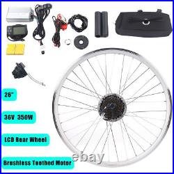 26 36V 350W Electric Bicycle Motor Conversion Kit E-Bike Rear Wheel Motor Hub