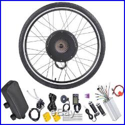 26 750W Motor Rear Wheel Electric Bicycle Conversion Kit E Bike PAS LCD Meter