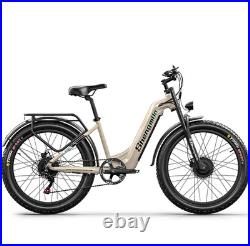 26 Dual Motor Electric Mountain Bike 48V 17.5Ah Fat Tire E-Bike Off-Road UK New 26 Dual Motor Electric Mountain Bike 48V 17.5Ah Fat Tire E-Bike Off-Road UK New