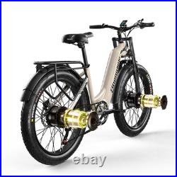 26 Dual Motor Electric Mountain Bike 48V 17.5Ah Fat Tire E-Bike Off-Road UK New 26 Dual Motor Electric Mountain Bike 48V 17.5Ah Fat Tire E-Bike Off-Road UK New