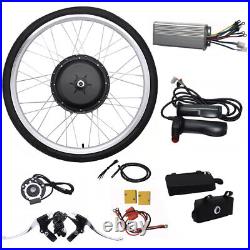 26 E-Bike Bicycle Conversion Kit 48V 1000W Electric Rear/Front Wheel Hub Motor