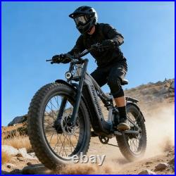 26'' E-Bike Fat Tyre Electric Bike 48V 840WH Off-Road E-Mountain Bike Hydraulic