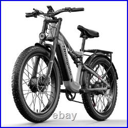 26'' E-Bike Fat Tyre Electric Bike 48V 840WH Off-Road E-Mountain Bike Hydraulic