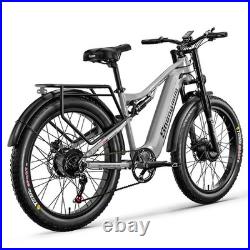 26'' E-Bike Fat Tyre Electric Bike 48V 840WH Off-Road E-Mountain Bike Hydraulic