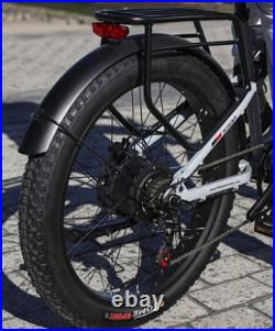 26'' E-Bike Fat Tyre Electric Bike 48V 840WH Off-Road E-Mountain Bike Hydraulic