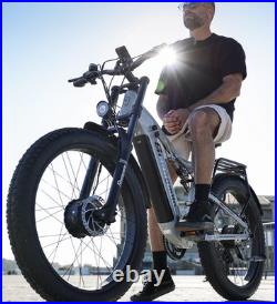 26'' E-Bike Fat Tyre Electric Bike 48V 840WH Off-Road E-Mountain Bike Hydraulic