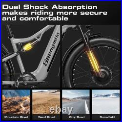 26'' E-Bike Fat Tyre Electric Bike 48V 840WH Off-Road E-Mountain Bike Hydraulic