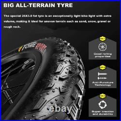 26'' E-Bike Fat Tyre Electric Bike 48V 840WH Off-Road E-Mountain Bike Hydraulic