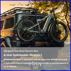 26'' E-Bike Fat Tyre Electric Bike 48V 840WH Off-Road E-Mountain Bike Hydraulic