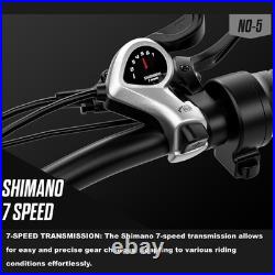 26'' E-Bike Fat Tyre Electric Bike 48V 840WH Off-Road E-Mountain Bike Hydraulic