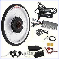 26 E-Bike Speed Rear Wheel Electric Bicycle Motor Hub Conversion Kit 48V 1000W