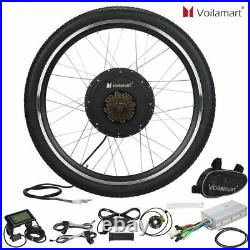 26 Electric Bicycle Conversion Kit 48V 1000W Motor hub Ebike LCD Rear Wheel UK