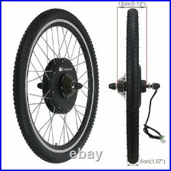 26 Electric Bicycle Conversion Kit 48V 1000W Motor hub Ebike LCD Rear Wheel UK