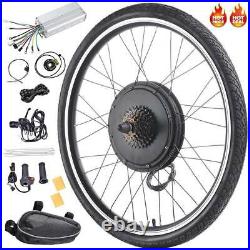 26 Electric Bicycle Conversion Kit E Bike Front/Rear Wheel Motor Hub 1000W 48V