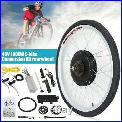 26 Electric Bicycle Conversion Kit E Bike Rear Wheel Motor Hub 1000W 48V UK