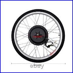 26 Electric Bicycle Conversion Kit E Bike Rear Wheel Motor Hub 36V 500W 800W