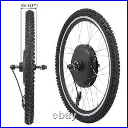 26 Electric Bicycle Conversion Kit Rear Wheel 7-Speed Ebike Hub Motor Wheel+LED