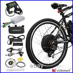 26 Electric Bicycle Motor Conversion Kit 48V 15OOW Rear Wheel EBike withLCD Meter