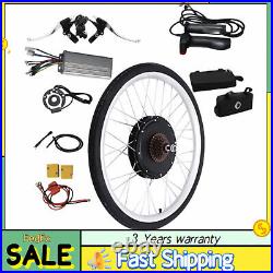 26 Electric Bicycle Motor Hub Conversion Kit E-Bike Speed Rear Wheel 48V 1000W