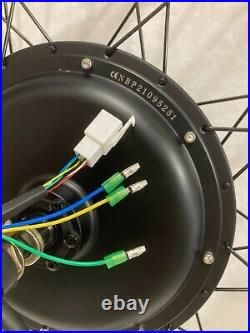 26 Electric Bicycle Motor Hub Rear Wheel E-bike 1250W 48V + Waterproof Plug
