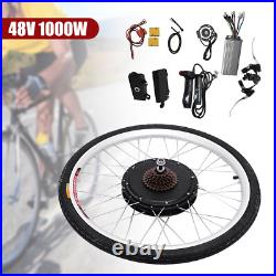 26 Electric Bicycle Rear Wheel Hub Motor Kit E-Bike Conversion Kit 1000W 48V 26 Electric Bicycle Rear Wheel Hub Motor Kit E-Bike Conversion Kit 1000W 48V