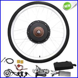 26 Electric Bicycle Rear Wheel Hub Motor Kit E-Bike Conversion Kit 1000W 48V