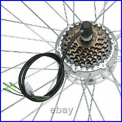 26 Electric Bike Motor Conversion Kit E Bicycle Front / Rear Wheel PAS Brushles