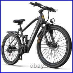 26 Electric Bike for Adults, 250W 36V 13Ah, 21 Speed E-Mountain Bike UK Legal