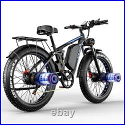 26 Electric Bike for Adults 52V 23Ah Battery Dual Motor E-Bike Mountain Bicycle