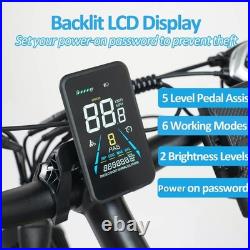 26 Electric Bike for Adults 52V 23Ah Battery Dual Motor E-Bike Mountain Bicycle