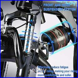 26'' Electric Bikes Mountain Bike Folding Ebike 250W E-City Bicycle Unisex 36V A