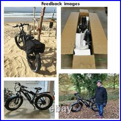 26 Electric Mountain Bike 1000W 48V Fat Tire Bicycle E-bike Shimano Moped