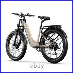 26 Electric Mountain Bike Dual Motor 48V Fat Tire E-Bike Oil Brakes New Brand