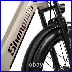 26 Fat Tire E-Bike Dual Motor Electric Trekking Bike 48V 17.5Ah Off-Road MTB UK