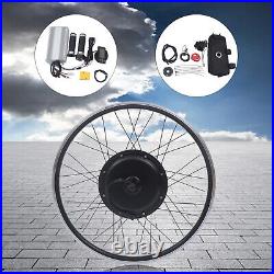 26 In 48V 1500W EBike Rear Wheel LCD Motor Conversion Kit Electric Bicycle Motor