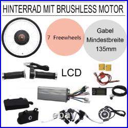26 Inch 48V Electric Bicycle Conversion Kit Rear Wheel LCD E-Bike Hub Motor NEW 26 Inch 48V Electric Bicycle Conversion Kit Rear Wheel LCD E-Bike Hub Motor NEW