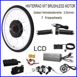 26 Inch 48V Electric Bicycle Conversion Kit Rear Wheel LCD E-Bike Hub Motor UK 26 Inch 48V Electric Bicycle Conversion Kit Rear Wheel LCD E-Bike Hub Motor UK