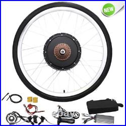 26 Inch Electric Bicycle Motor Rear Wheel Hub Speed Controller E-Bike Kit 1000W