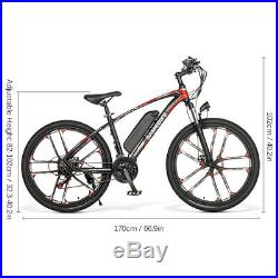 26 Inch Electric Bike Power Assist Bicycle E-Bike 350W Motor Moped Bike Z8H0