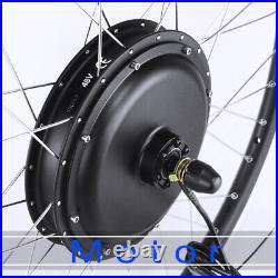 26 Rear Wheel Electric Bike Motor 48V 1500W 2000W Conversion Kit Hub Motor Set