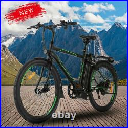 26 Tires Electric Mountain Bike 250W Motor 10Ah Battery Max 25km/h Black One