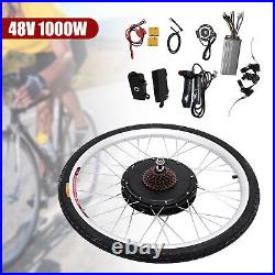 26 inch 48V E-Bike Rear Wheel 1000W Electric Bicycle Hub Motor Conversion Kit