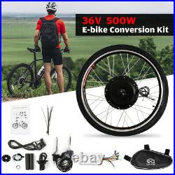 26inch 500W Electric Bicycle Conversion Kit E Bike Front Wheel Motor Hub O5K9