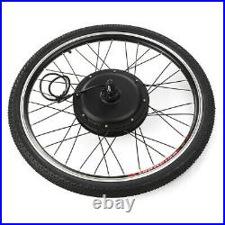 26inch Electric Bicycle Conversion Kit E Bike Rear Wheel Motor 1000W 48V UK I9H0
