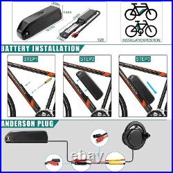 27.5 1000W Electric Bicycle Motor Conversion Kit Rear Wheel + 48V 13Ah Battery