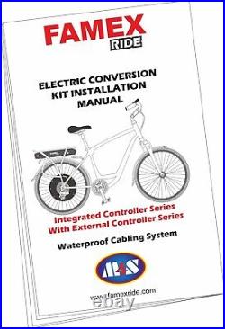 27.5 Electric Bicycle Conversion Kit E Bike Rear Wheel Motor Hub 1000W 52V UK